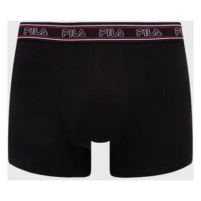 Boxerky Fila pánské, černá barva