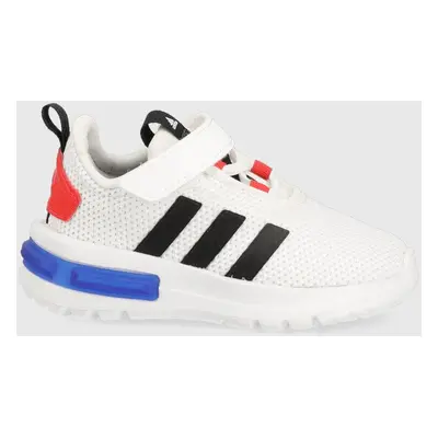 Dětské sneakers boty adidas RACER TR23 EL I bílá barva