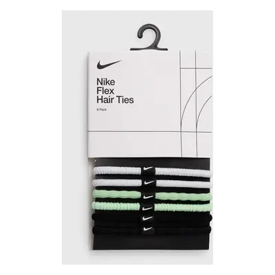 Vlasové gumičky Nike 6-pack černá barva