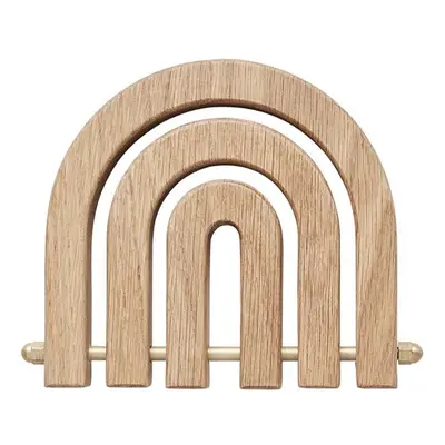 Podložka na horké nádobí OYOY Rainbow Wooden Trivet