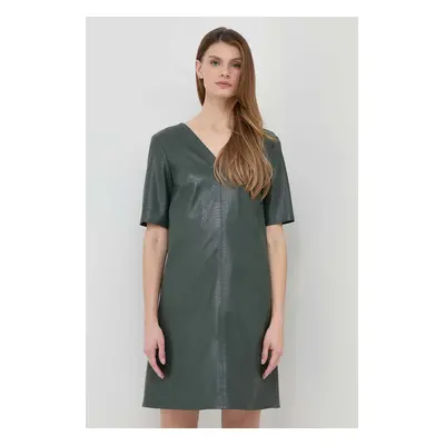 Šaty Max Mara Leisure zelená barva, mini, 2416621037600