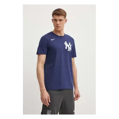 Tričko Nike New York Yankees tmavomodrá barva, s potiskem