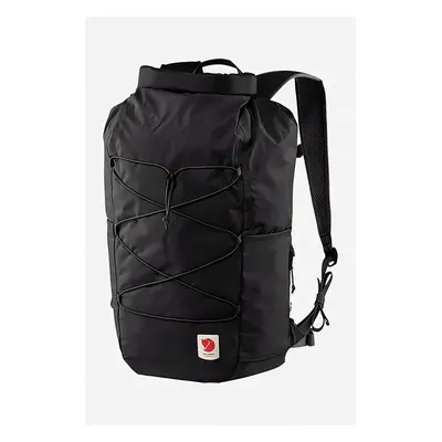 Batoh Fjallraven černá barva, velký, hladký, F23224.550-550