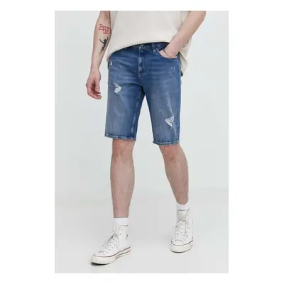 Džínové šortky Tommy Jeans pánské, DM0DM19453