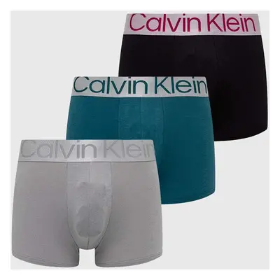 Boxerky Calvin Klein Underwear 3-pack pánské, černá barva, 000NB3130A