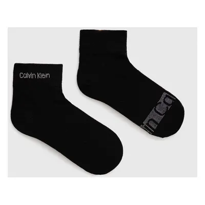 Ponožky Calvin Klein 4-pack pánské, černá barva, 701229666