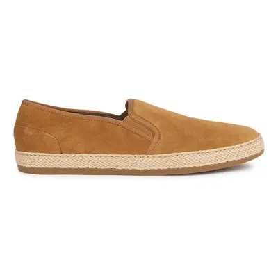 Semišové espadrilky Geox U PANTELLERIA hnědá barva, U25DWA 00022 C6018