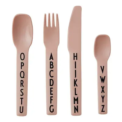 Sada dětských příborů Design Letters Kids cutlery 4-pack