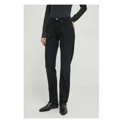 Džíny Pepe Jeans STRAIGHT JEANS HW dámské, high waist, PL204592XF1