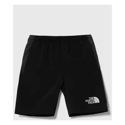 Dětské kraťasy The North Face REACTOR SHORT černá barva, nastavitelný pas