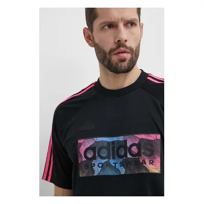 Tričko adidas TIRO černá barva, s aplikací, IP3781