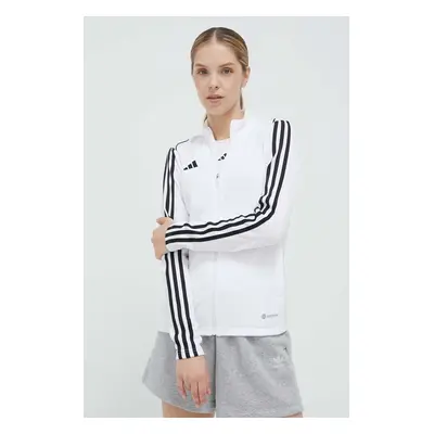 Tréninková mikina adidas Performance Tiro 23 League bílá barva, s aplikací, HS3513