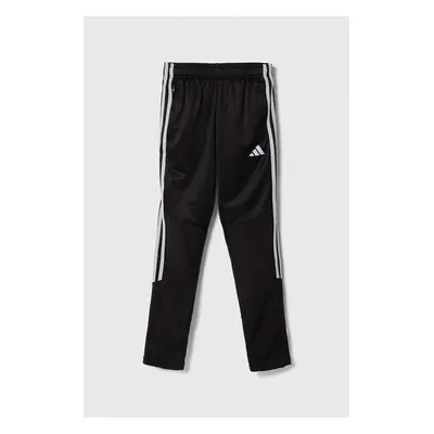 Dětské tepláky adidas Performance černá barva, s potiskem