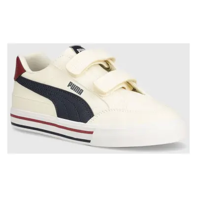 Dětské tenisky Puma Court Classic Vulc FS V PS béžová barva