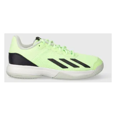 Dětské sneakers boty adidas Performance Courtflash K zelená barva