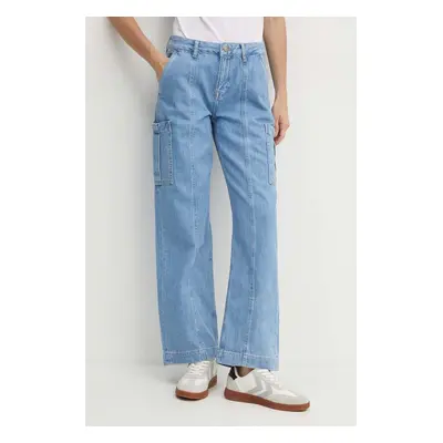 Džíny Pepe Jeans LOOSE ST JEANS HW WORKER dámské, high waist, PL204715