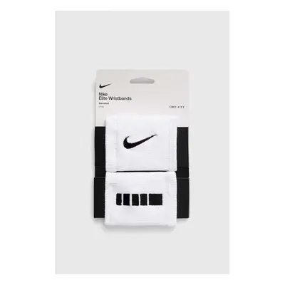 Náramky Nike 2-pack bílá barva