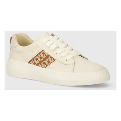 Kožené sneakers boty Gant Lawill béžová barva, 28531507.G153