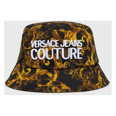 Bavlněná čepice Versace Jeans Couture černá barva, 76GAZK06 ZG267