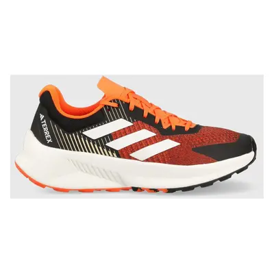 Boty adidas TERREX Soulstride Flow pánské, oranžová barva