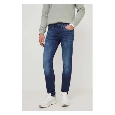 Džíny Pepe Jeans SLIM JEANS pánské, tmavomodrá barva, PM207388CT2