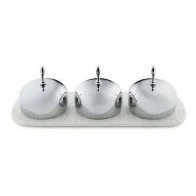 Sada servírovacích misek s podšálkem Alessi Dressed 3-pack