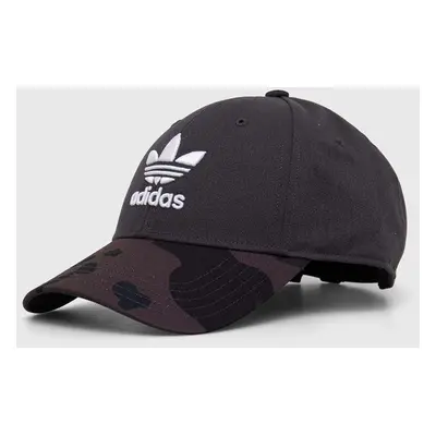 Kšiltovka adidas Originals černá barva, vzorovaná, IU0039