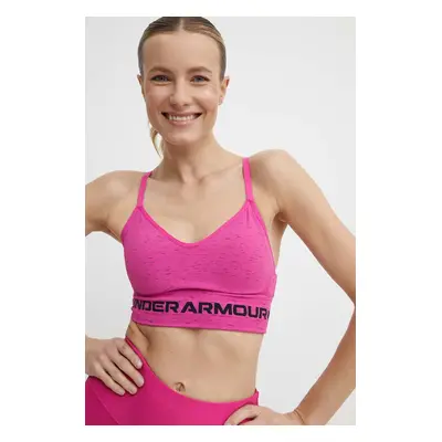 Sportovní podprsenka Under Armour růžová barva, 1357232