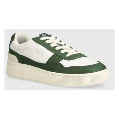 Kožené sneakers boty Lacoste Aceclip Premium Contrasted Leather zelená barva, 47SMA0038