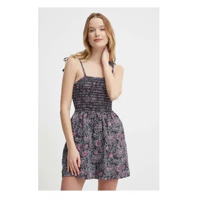 Overal Pepe Jeans DIMAS šedá barva, cold shoulder, PL230493