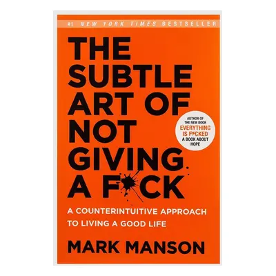 Knížka QeeBoo The subtle art of not giving a F*ck, Mark Manson, English