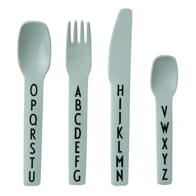 Sada dětských příborů Design Letters Kids cutlery 4-pack