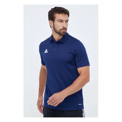 Tréninkové polo tričko adidas Performance Entrada 22 tmavomodrá barva, s potiskem, H57487