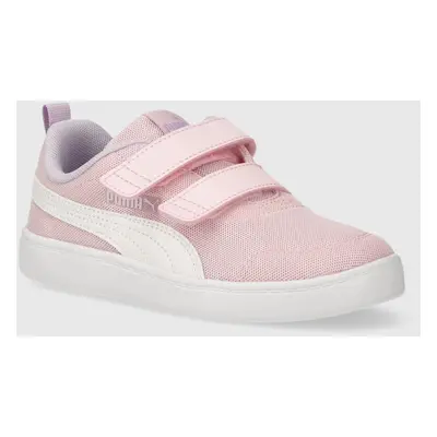 Dětské sneakers boty Puma růžová barva