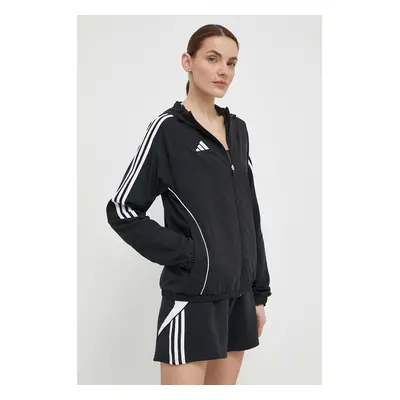 Tréninková bunda adidas Performance Tiro 24 černá barva, přechodná, IM8805