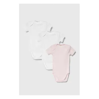 Bavlněné kojenecké body United Colors of Benetton 3-pack