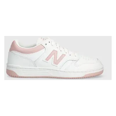 Sneakers boty New Balance BB480LOP růžová barva