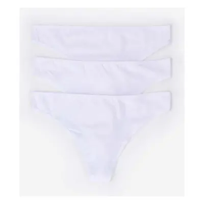 Tanga women'secret 3-pack bílá barva, 7682956.99