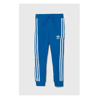 Dětské tepláky adidas Originals TREFOIL PANTS s aplikací