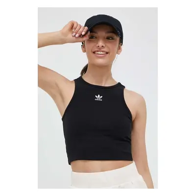 Top adidas Originals dámský, černá barva, IJ8251