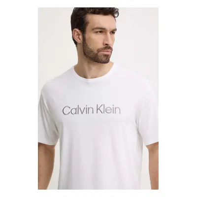 Tričko Calvin Klein Underwear bílá barva, s aplikací, 000NM2501E