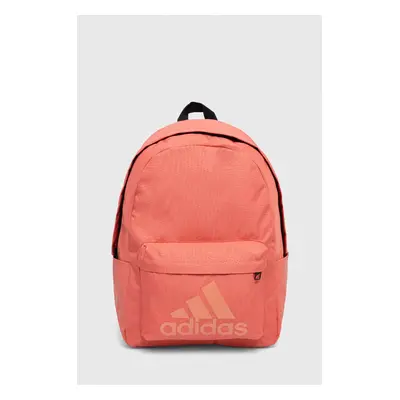 Batoh adidas růžová barva, velký, s potiskem, IR9840