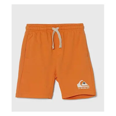 Dětské kraťasy Quiksilver EASY DAY oranžová barva, melanžové