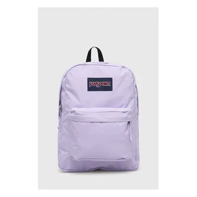 Batoh Jansport fialová barva, velký, hladký