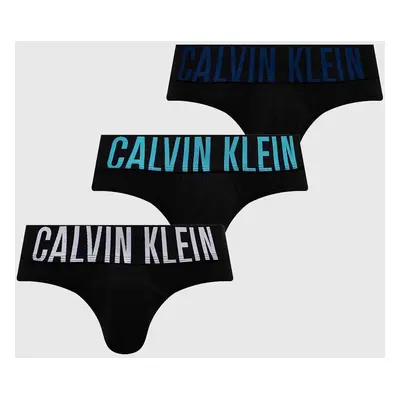 Spodní prádlo Calvin Klein Underwear 3-pack pánské, černá barva, 000NB3607A