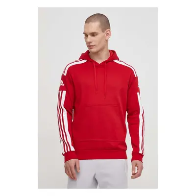 Mikina adidas Performance HC6282 pánská, červená barva, s aplikací, HC6282