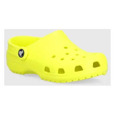 Dětské pantofle Crocs Classic Kids Clog šedá barva