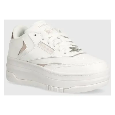 Dětské sneakers boty Reebok Classic Club C bílá barva, 100075125