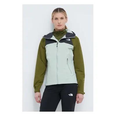 Outdoorová bunda The North Face Stratos zelená barva, NF00CMJ03OU1