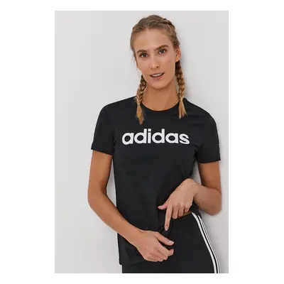 Tričko adidas dámské, černá barva, GL0769